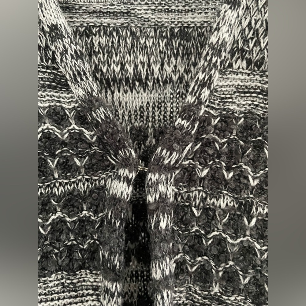 Open bottom cardigan